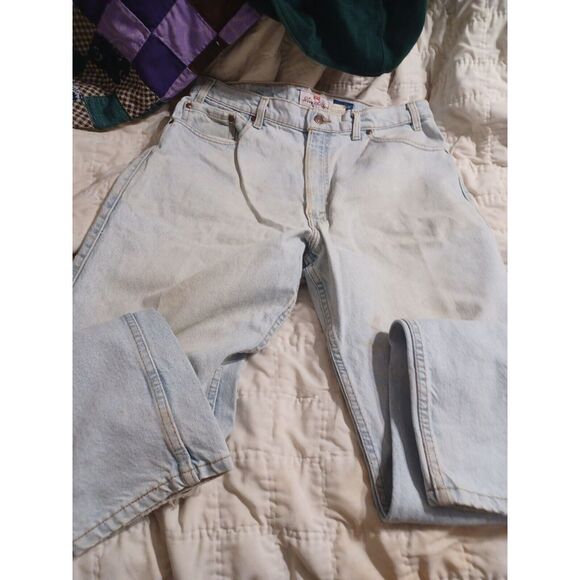 Men's VTG Levi's Signature 540 90's Distressed‎ Blue Marked 36x31 Made In USA - Picture 1 of 10